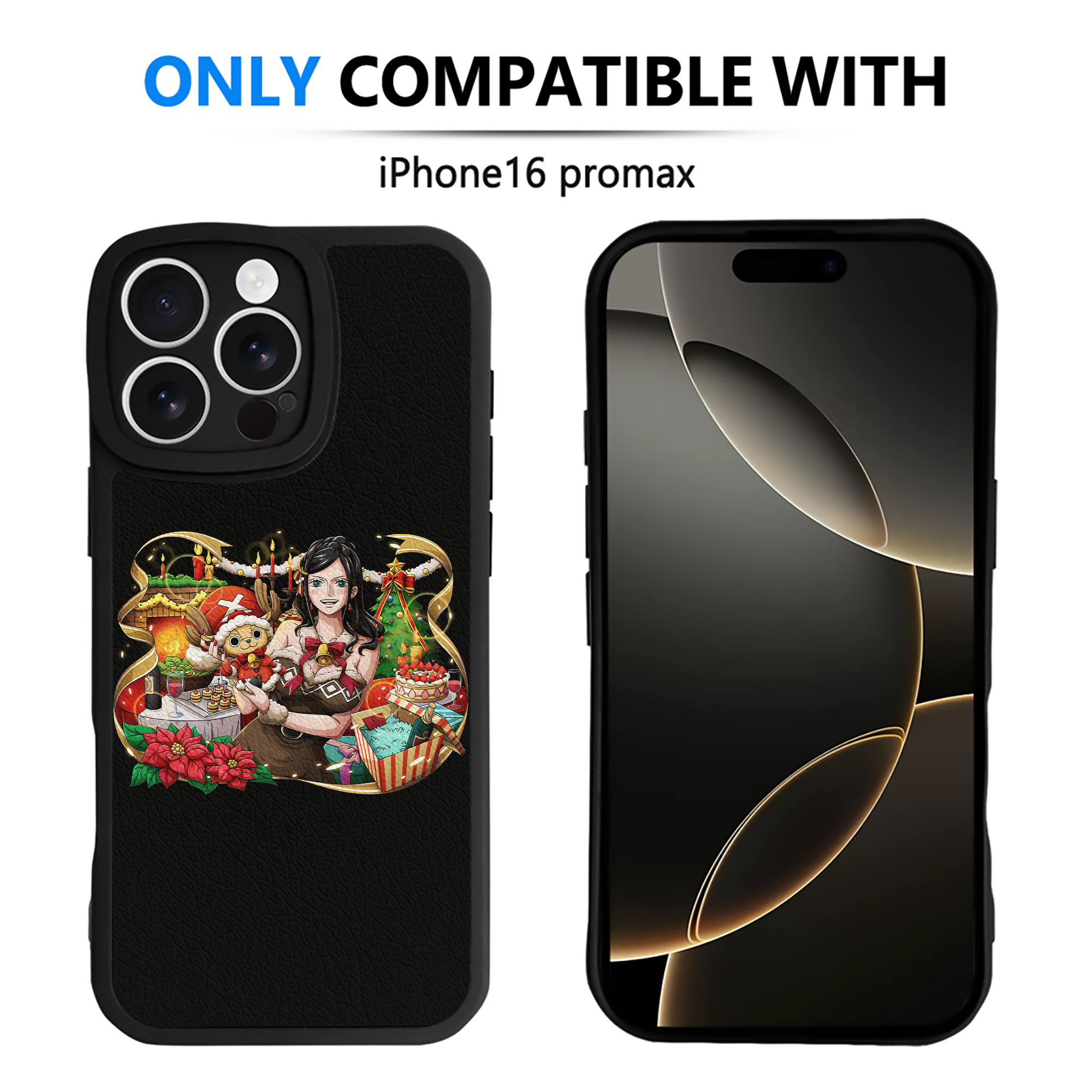 （画像用） ワンピース ニコ・ロビン ONE PIECE Nico Robin 【iPhone 16シリーズ対応】シリコンスマホケース（レザー調） 材質：シリコン